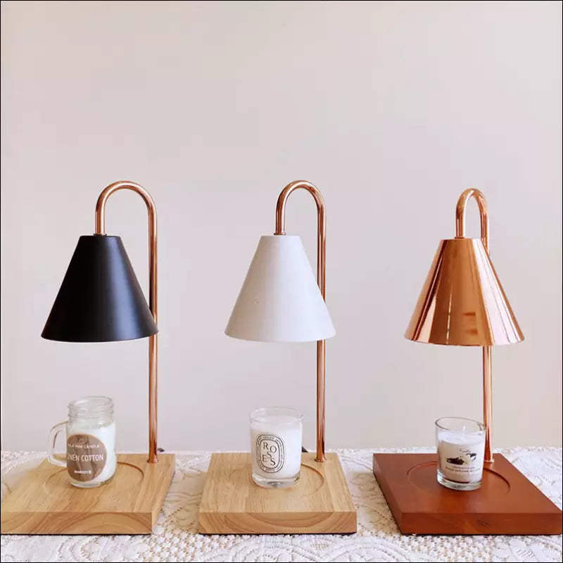 Sophia | Candle Warmer Lamp with Dimmable Light & Timer Function | Elegant Home Decor for Cozy Ambiance 3