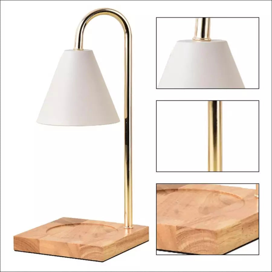 Sophia | Candle Warmer Lamp with Dimmable Light & Timer Function | Elegant Home Decor for Cozy Ambiance 5