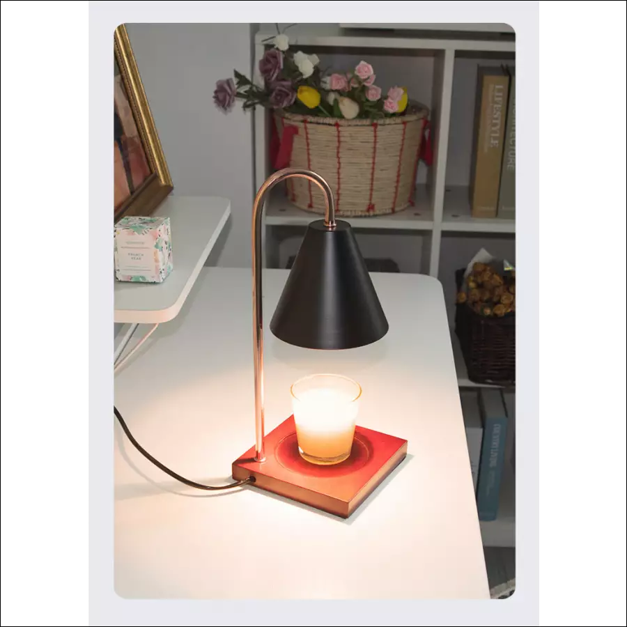 Sophia | Candle Warmer Lamp with Dimmable Light & Timer Function | Elegant Home Decor for Cozy Ambiance 9