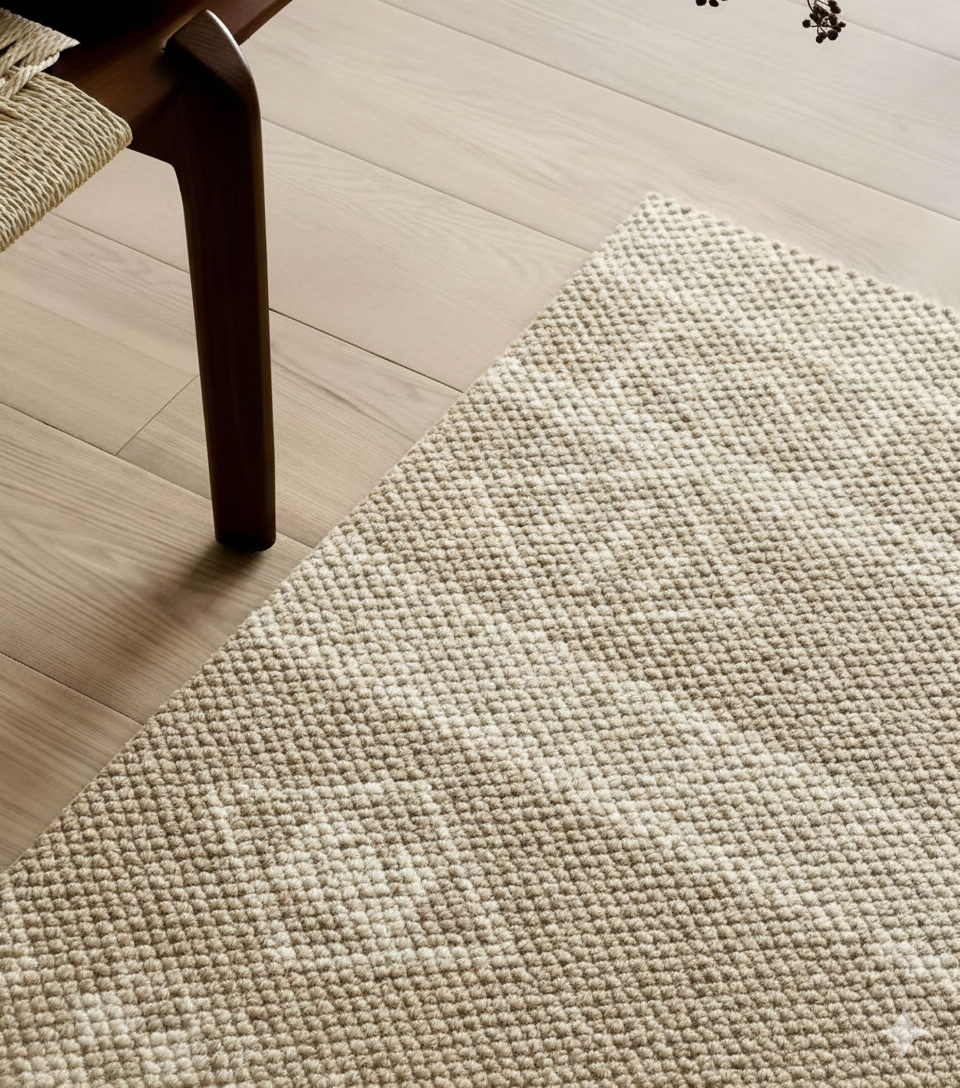 Textured Area Rug with Premium Wool & Nylon Blend | Versatile Living Room Rugs for Modern Interiors 1