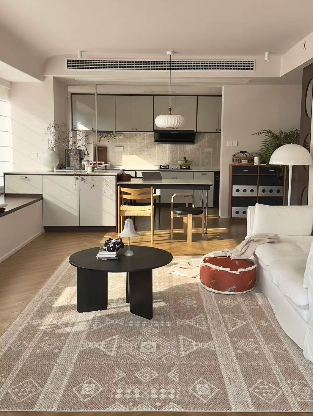 Textured Area Rug with Premium Wool & Nylon Blend | Versatile Living Room Rugs for Modern Interiors 5
