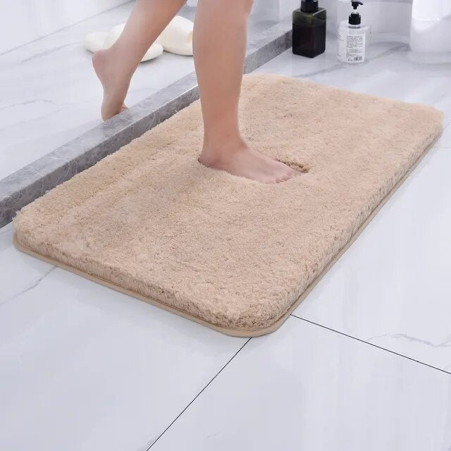 Ultra Soft Microfiber Bath Mat with Non-Slip Backing | Quick Drying Bathroom Mats for Safety and Comfort 6