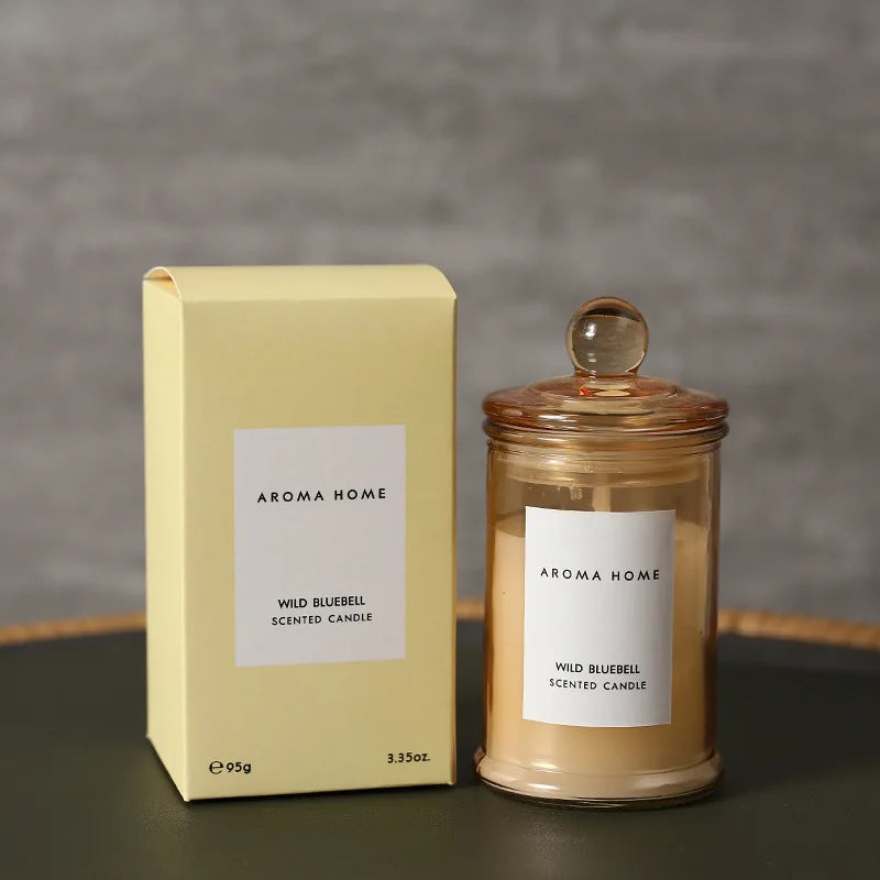 Vintage Collection | Scented Candle with Elegant Glass Jar | Eco-Friendly Soy Wax for Relaxation 8