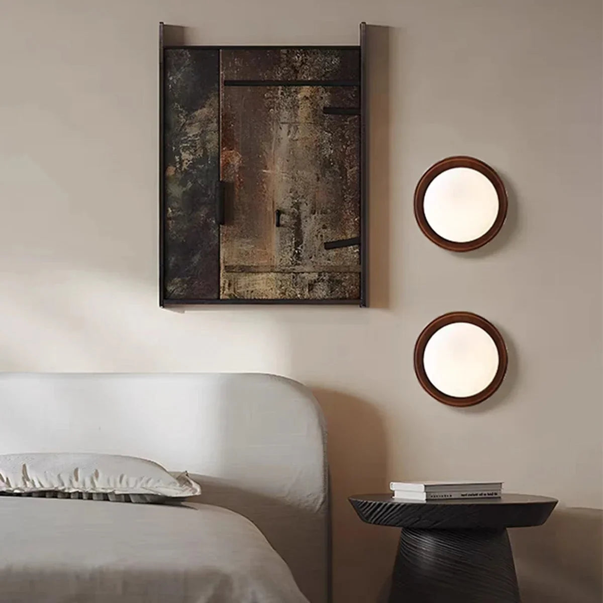 Wabi-Sabi | LED Wall Sconce Lighting with Adjustable Colors | Minimalist Design for Cozy Ambiance 2
