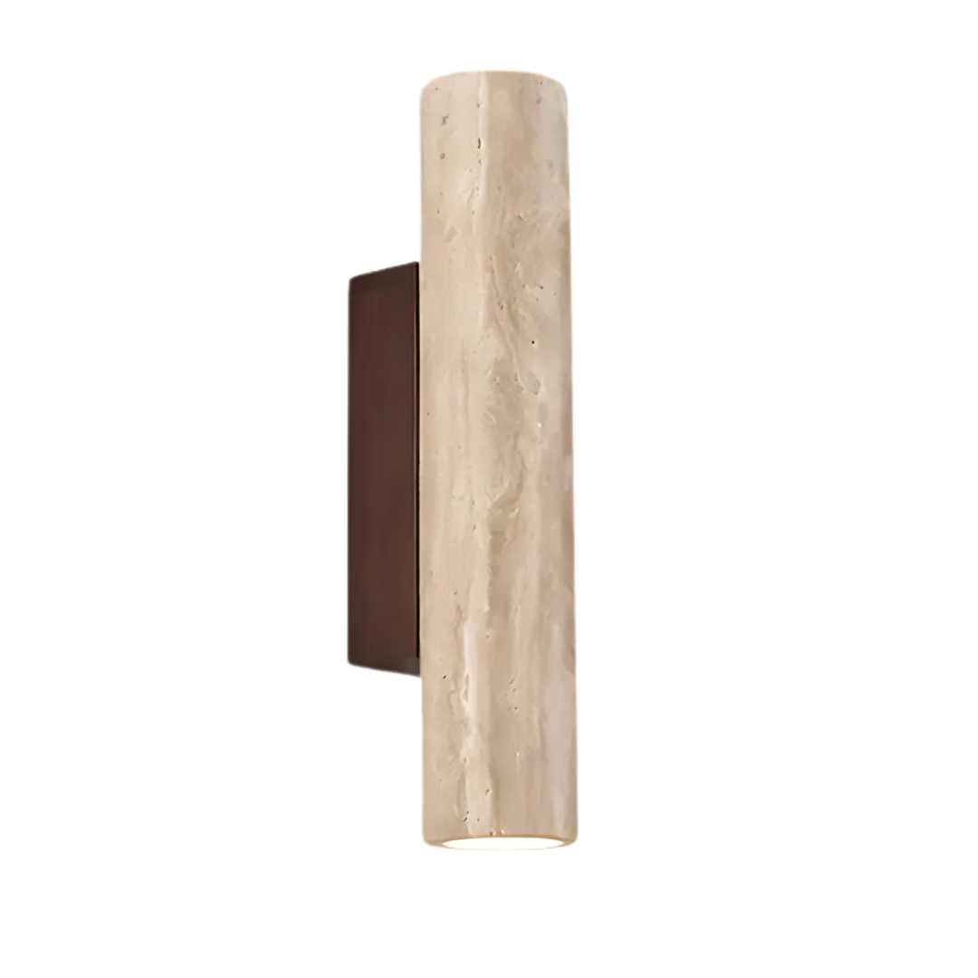 Wabi Sabi | Wall Lamp with Unique Travertine Design | Warm LED Lighting for Serene Ambiance 3