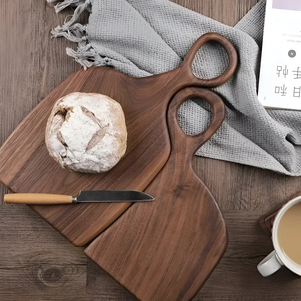 Walnut Wood Cutting Board Set | Durable Design for Versatile Kitchen Use 5