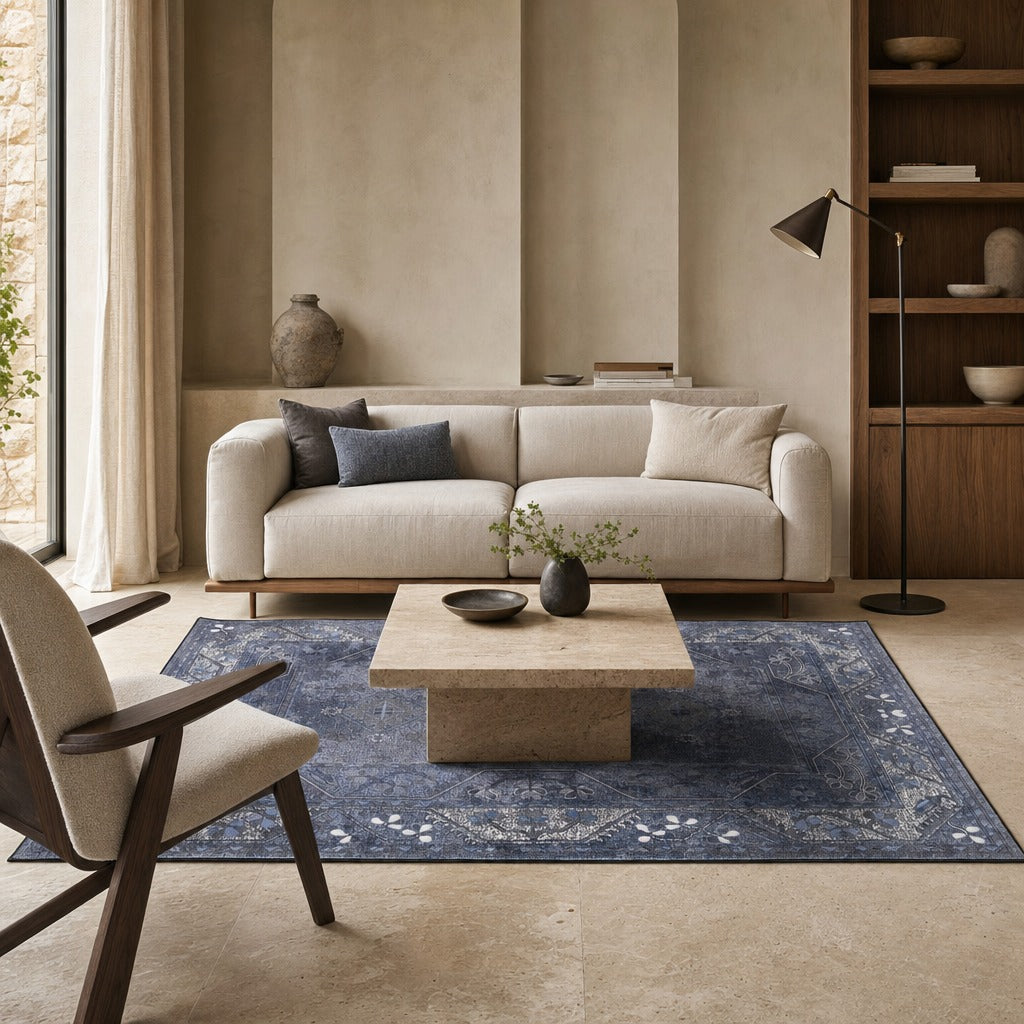 Classic Navy Persian Rug