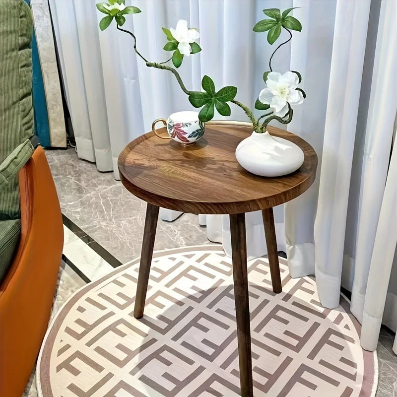 Wooden Round Coffee Table with Luxurious Design | Stylish Center Table for Modern Interiors 3