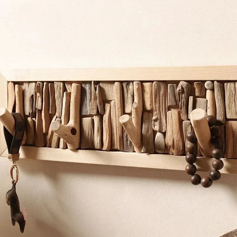 Wooden Wall Mounted Coat Rack with Durable Hooks | Stylish Design for Organized Entryways 4