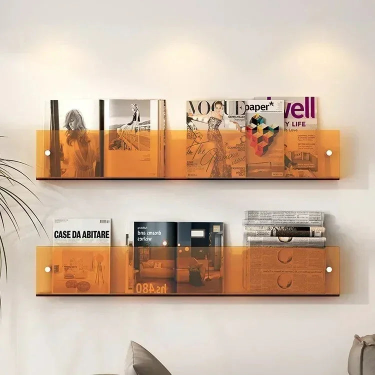 Yemaya | Wall Mounted Shelves with Durable PVC Design | Space-Saving Storage for Home and Office 13