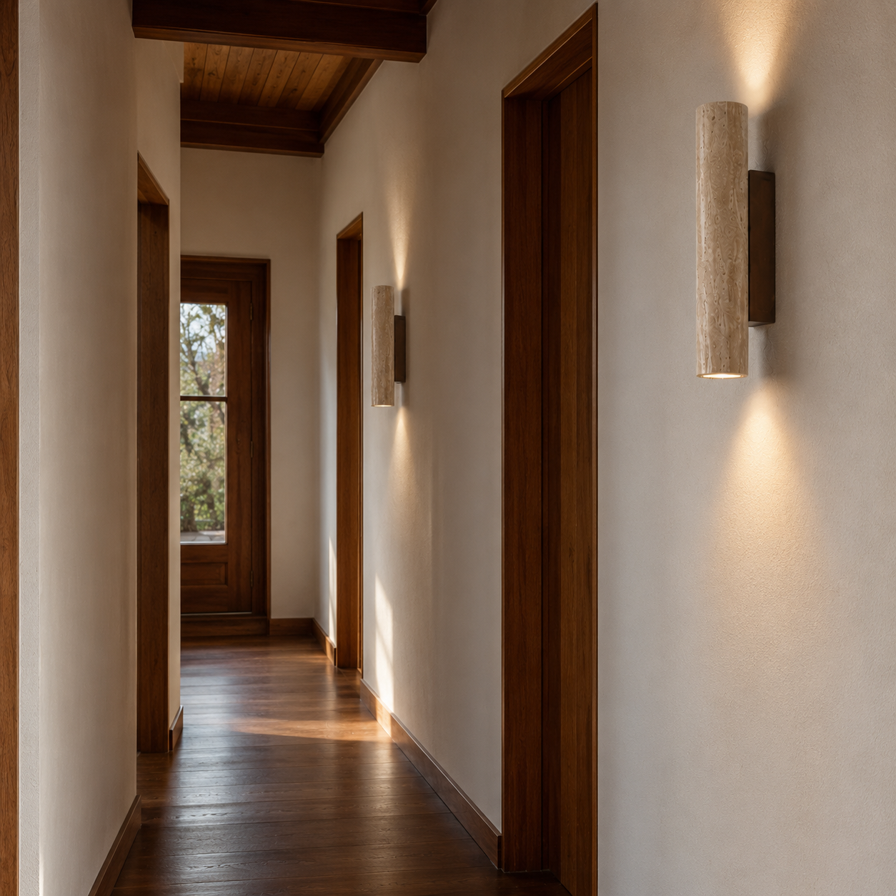 Ali wall lamp illuminated with up-and-down LED glow