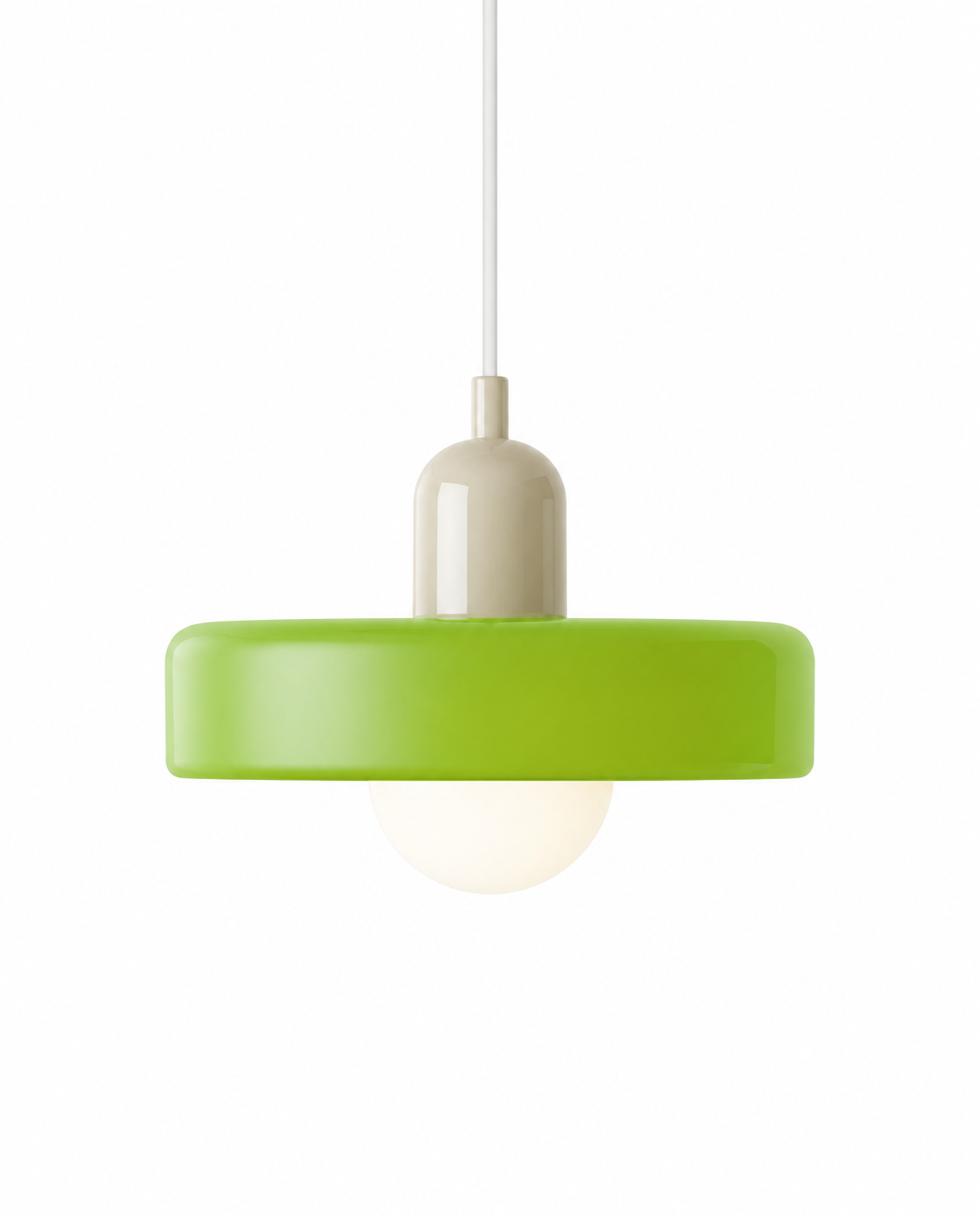 Annie Bauhaus-inspired coloured glass pendant light, photo 17