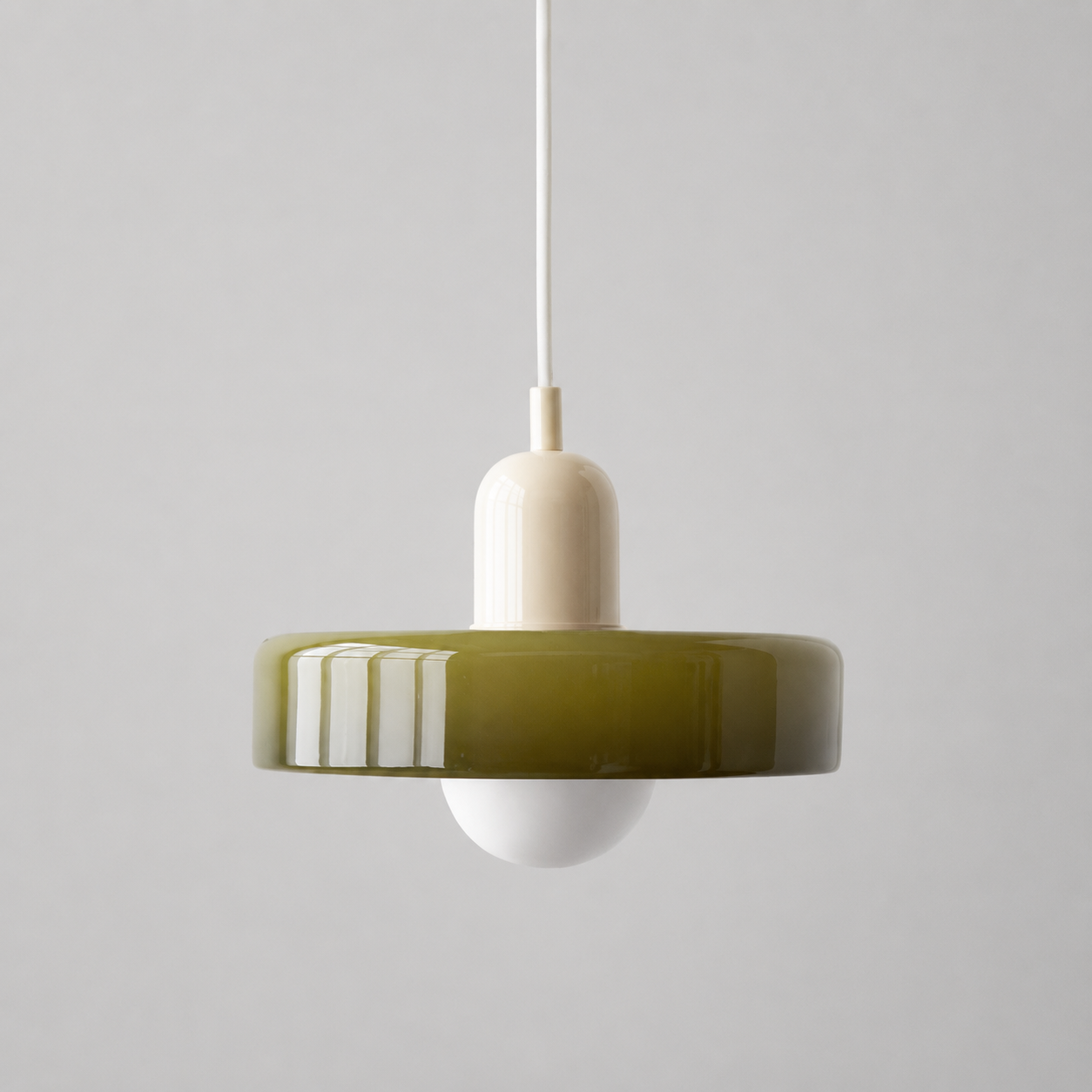 Annie Bauhaus-inspired coloured glass pendant light, photo 19