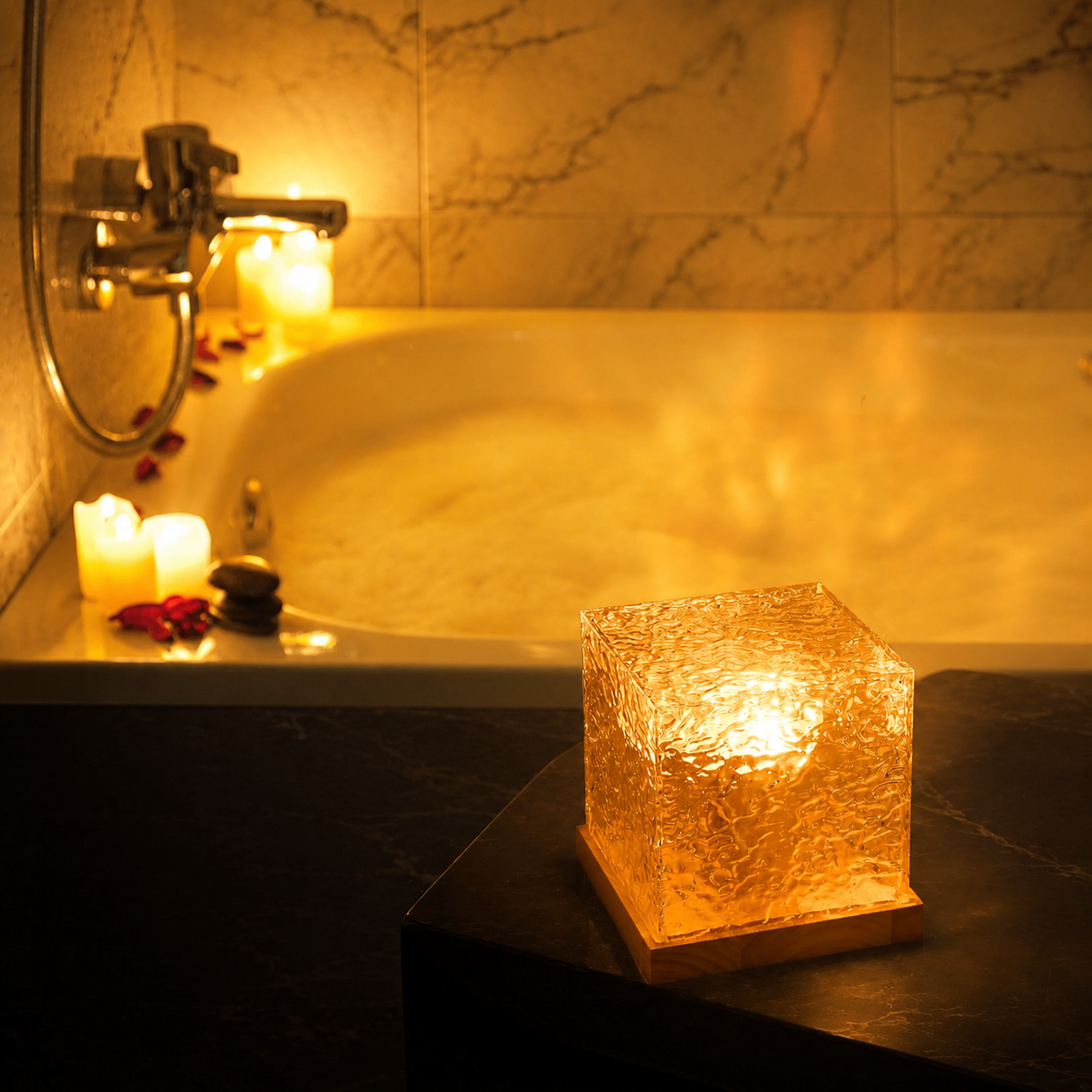 Borealis Cube Lamp
