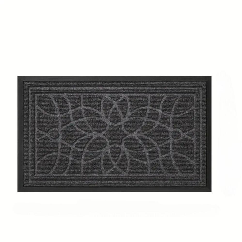 Underside of the Bella mandala doormat showing its anti-slip backing