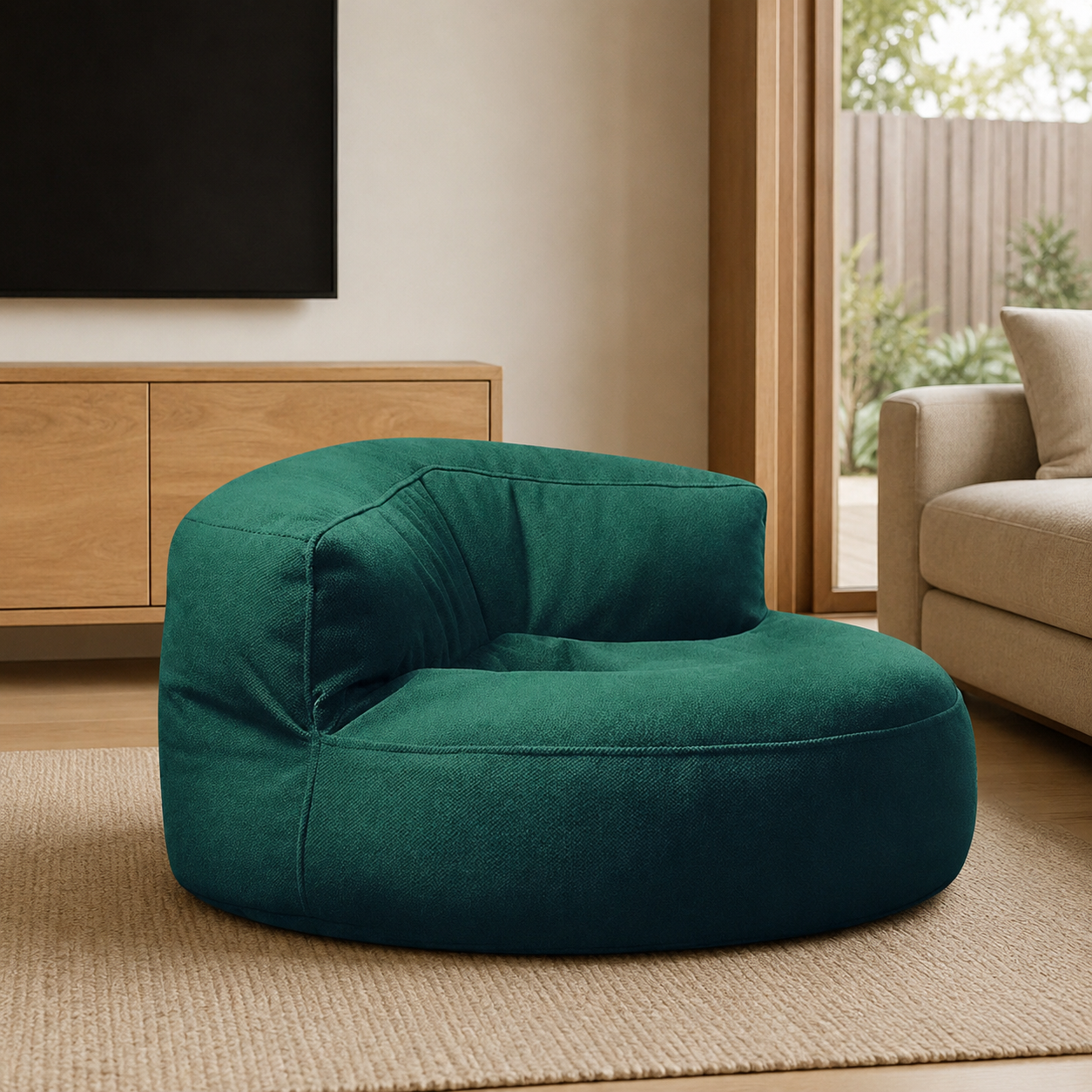 Bellara Waterproof Chenille Bean Bag Cover shown in full hero view
