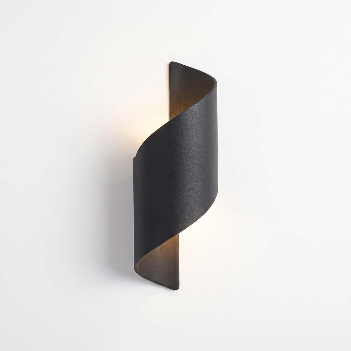 Clarry Outdoor Wall Light in black on a white background