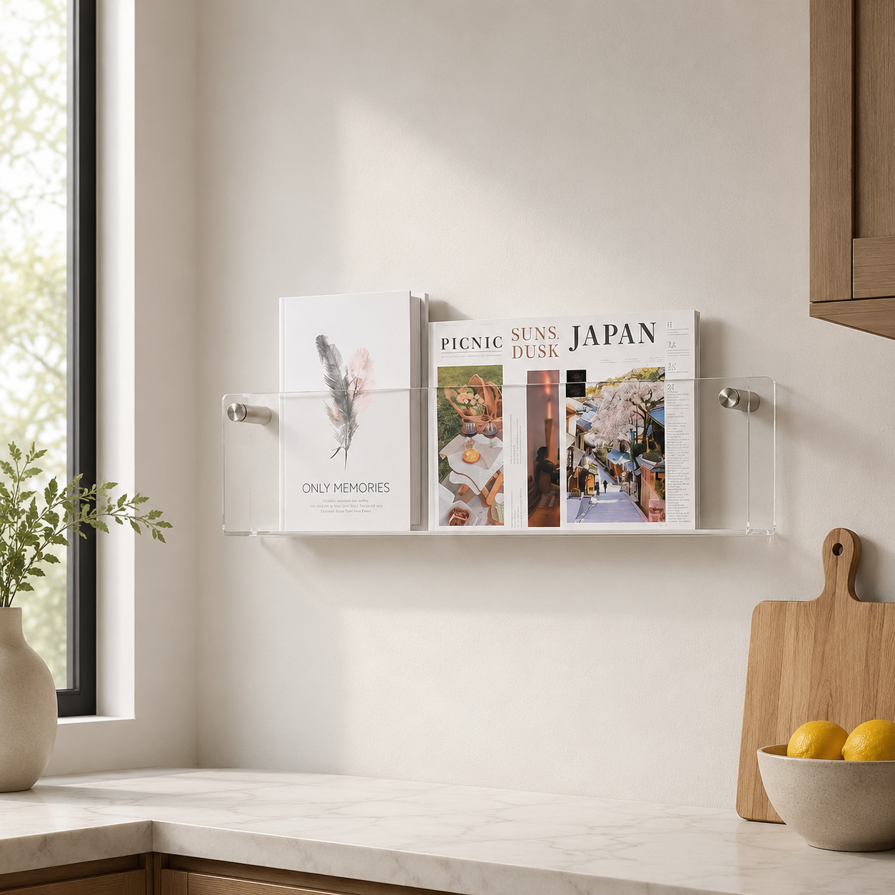 Milu Acrylic Book Shelf