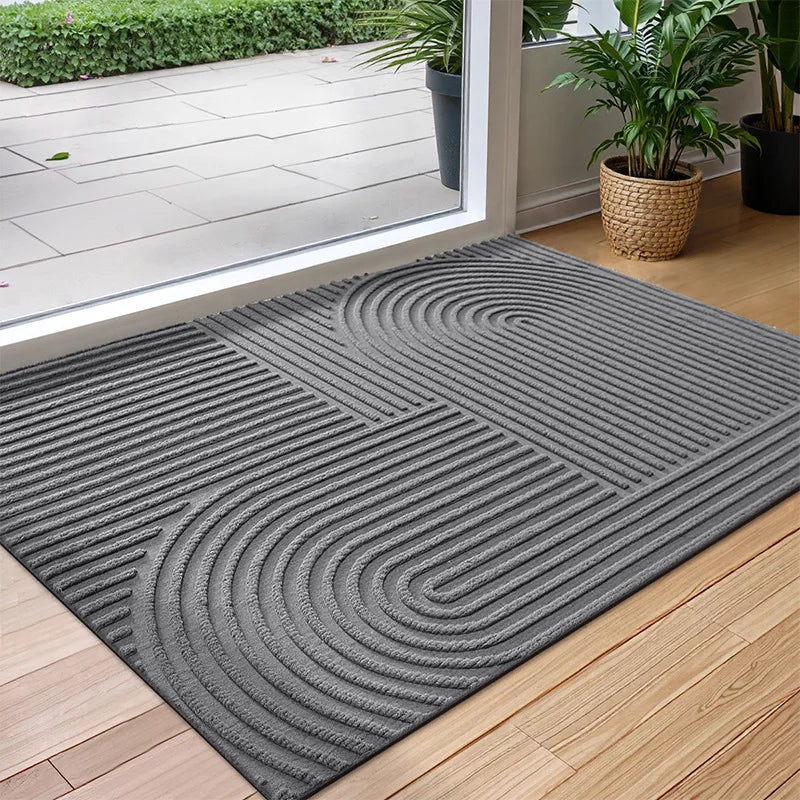 Clove Rubber Doormat showcasing its non-slip rubber base, alternate colour option