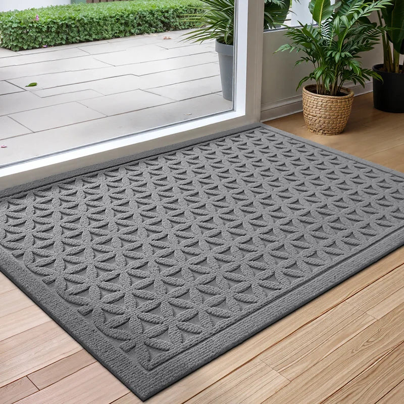Clove Rubber Doormat non-slip rubber base close-up