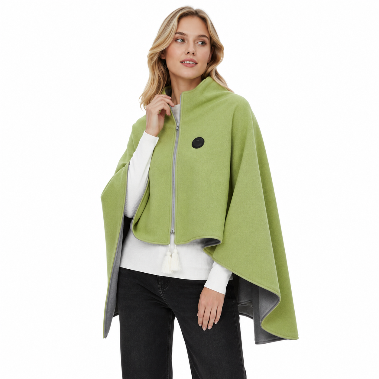 Cocoon USB heated blanket showing 8 heating zones