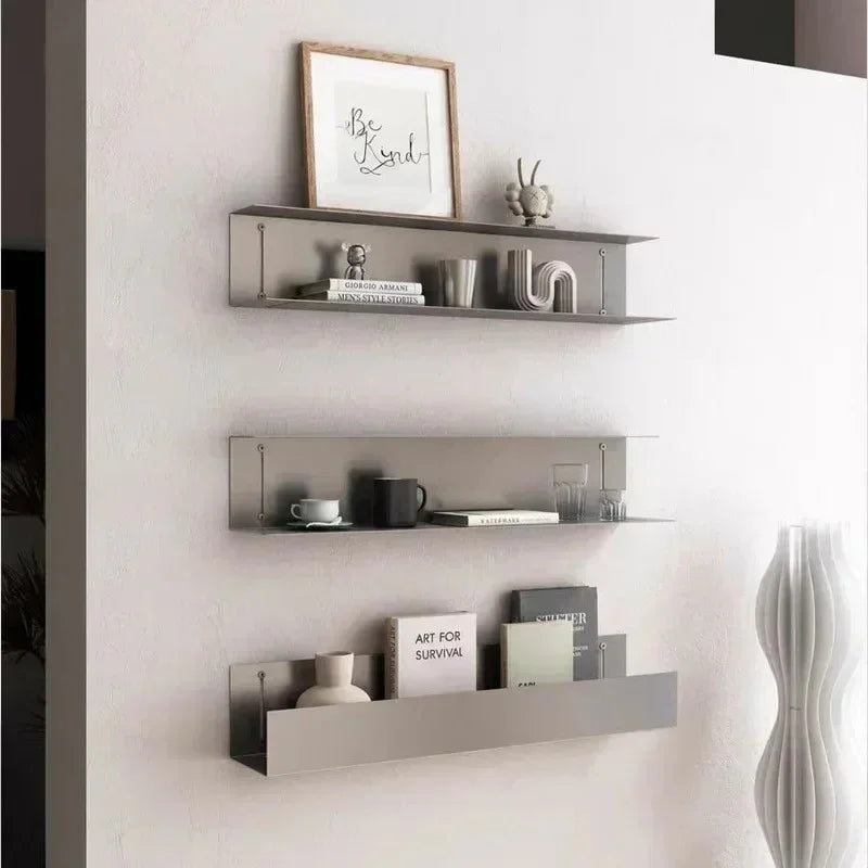 Dalby Stainless Steel Wall Shelf in the 90cm size
