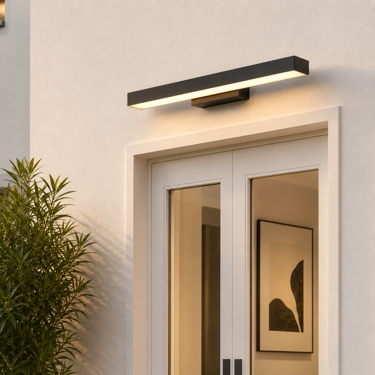 Eden Motion Sensor LED Outdoor Wall Light in the 50cm size