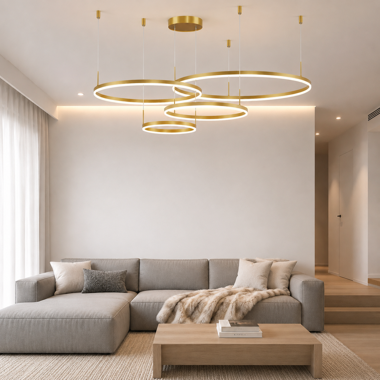 Elion Circular LED Pendant Light ring detail