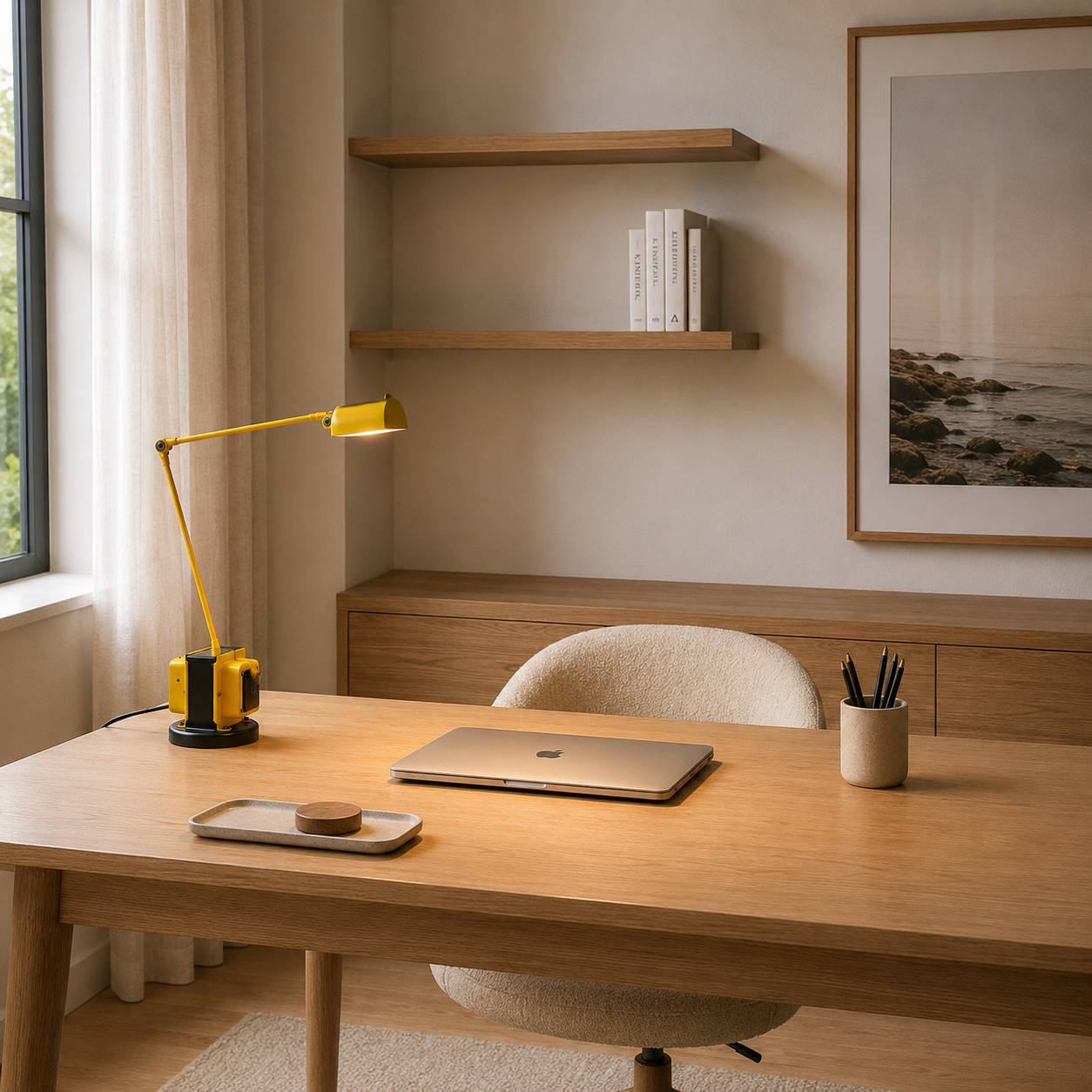 Grampians LED Desk Lamp dimensions and size reference