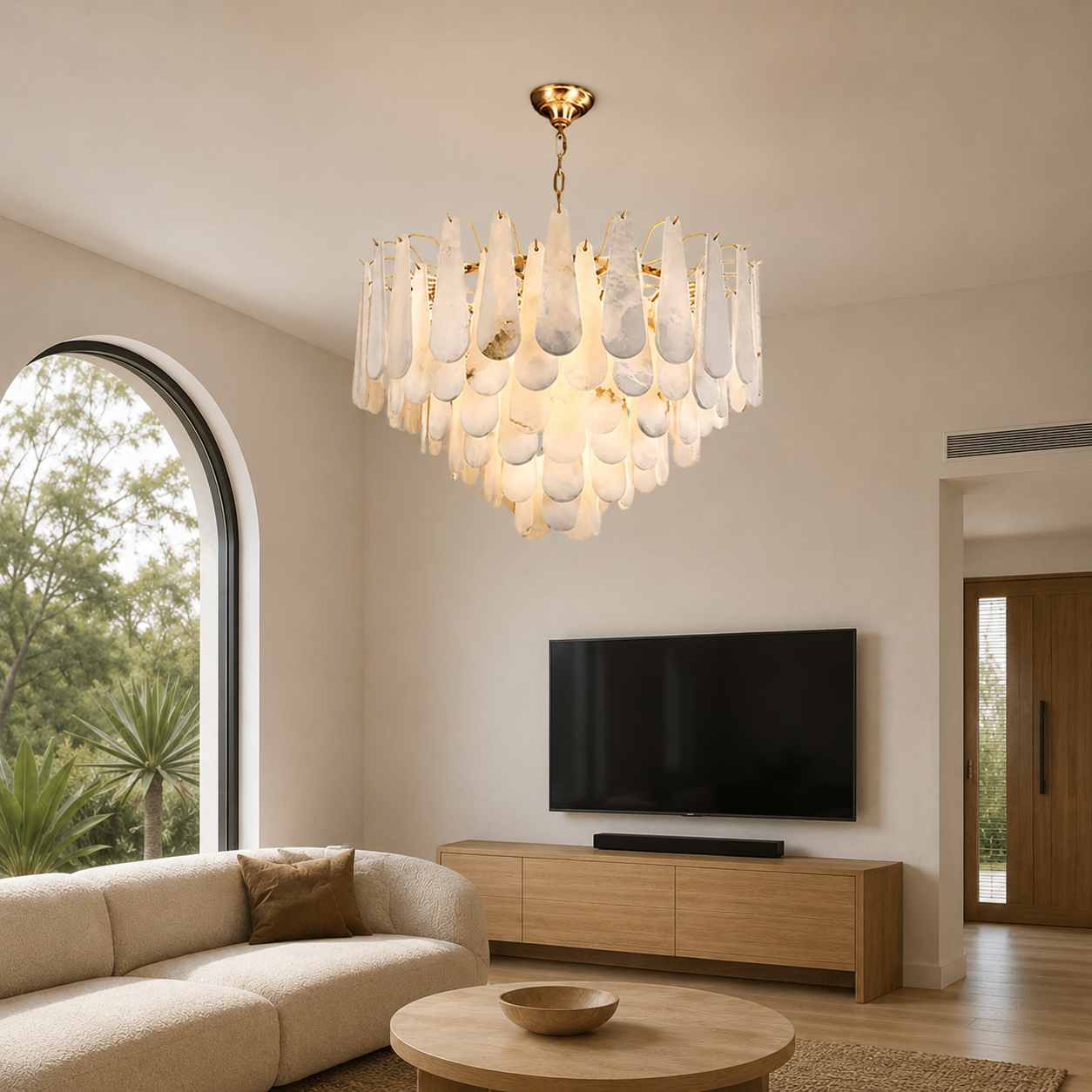 Halo Marble Chandelier