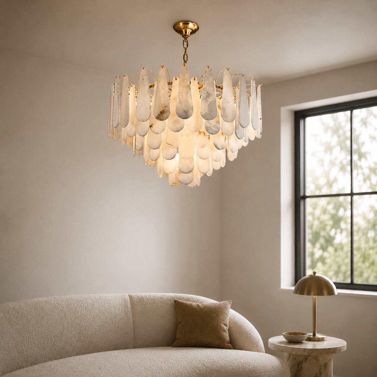 Halo Marble Chandelier