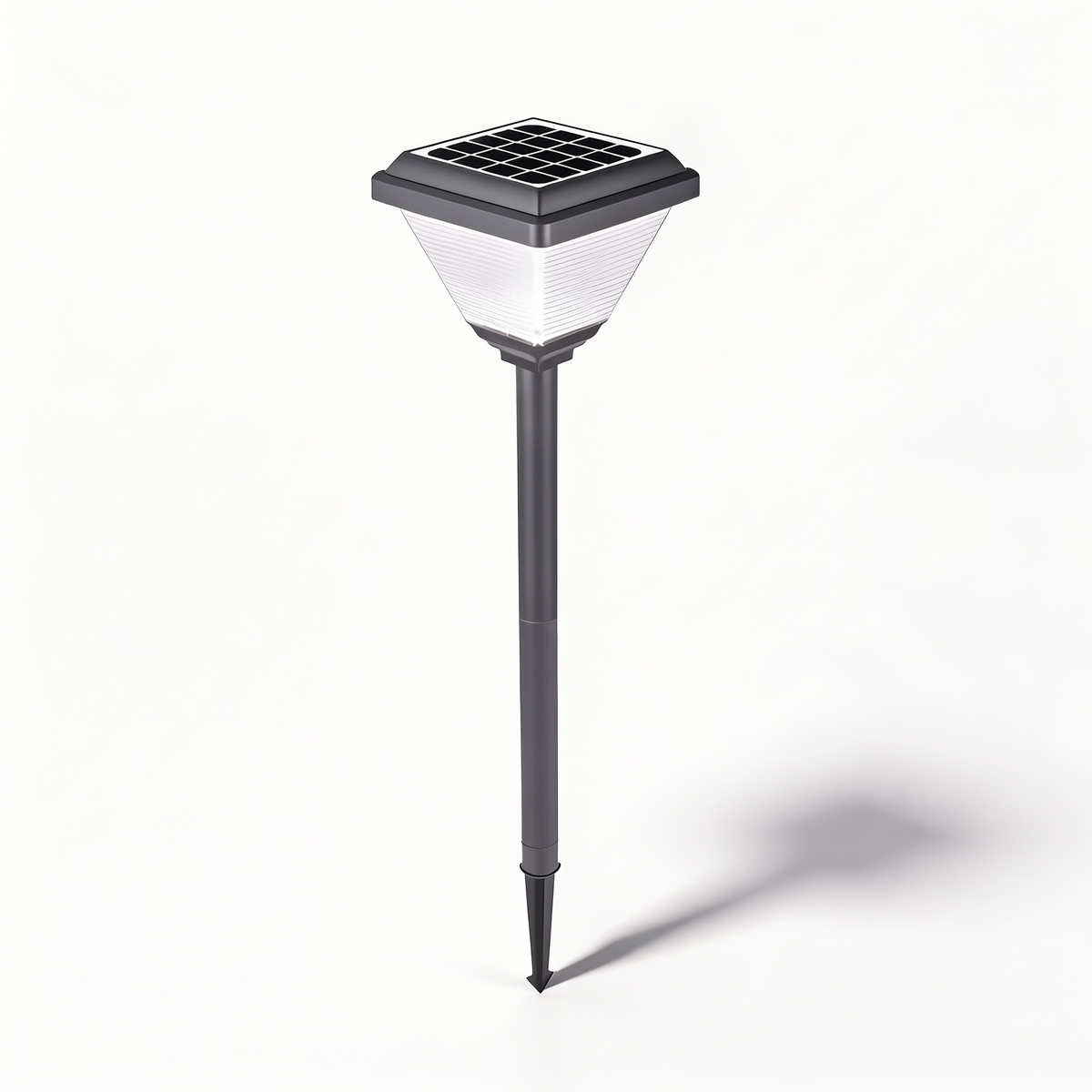 Joyo Solar Garden Light in black on a white background