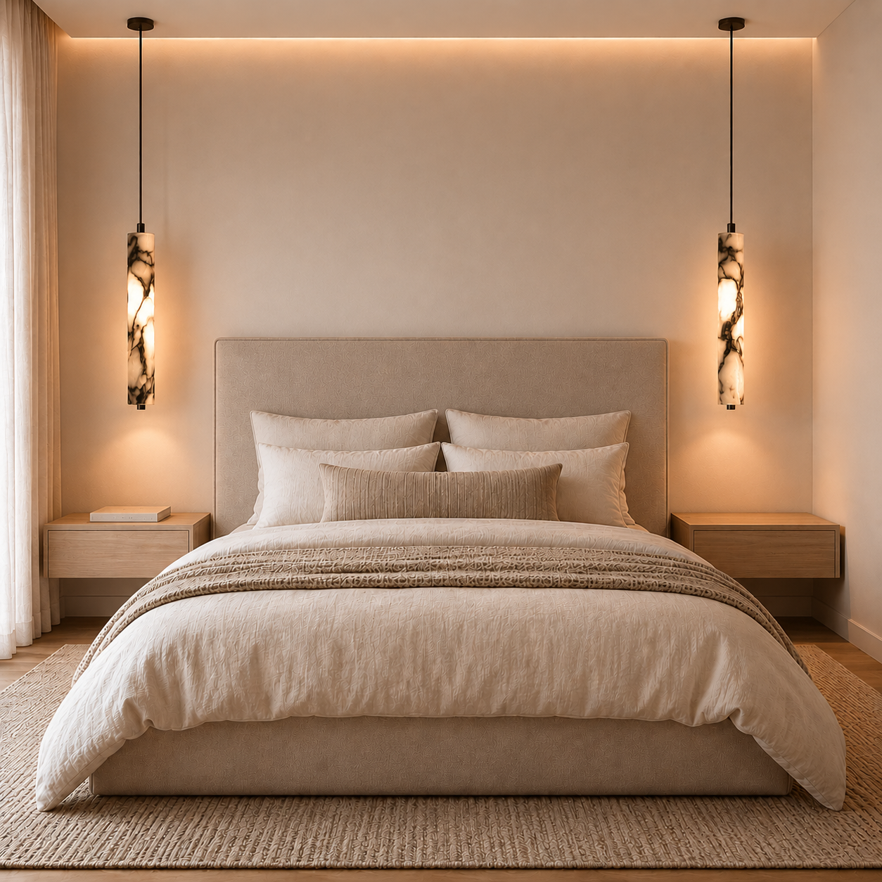 Kanji Stone Pendant Lamp