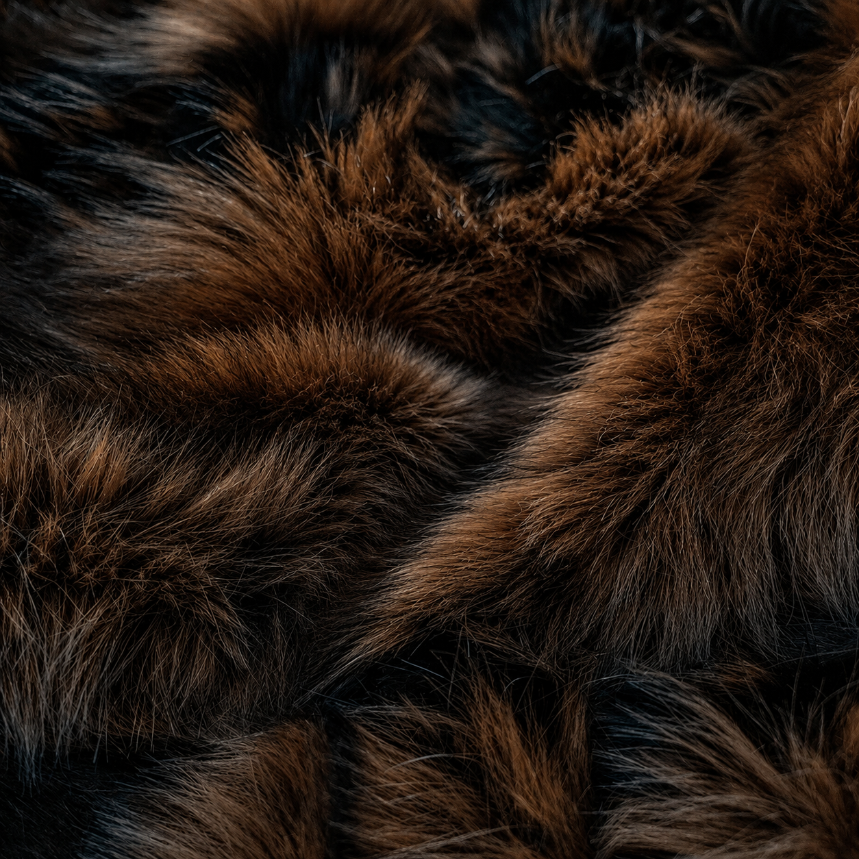 Lorne Faux Fur Blanket showing the soft faux fur finish up close