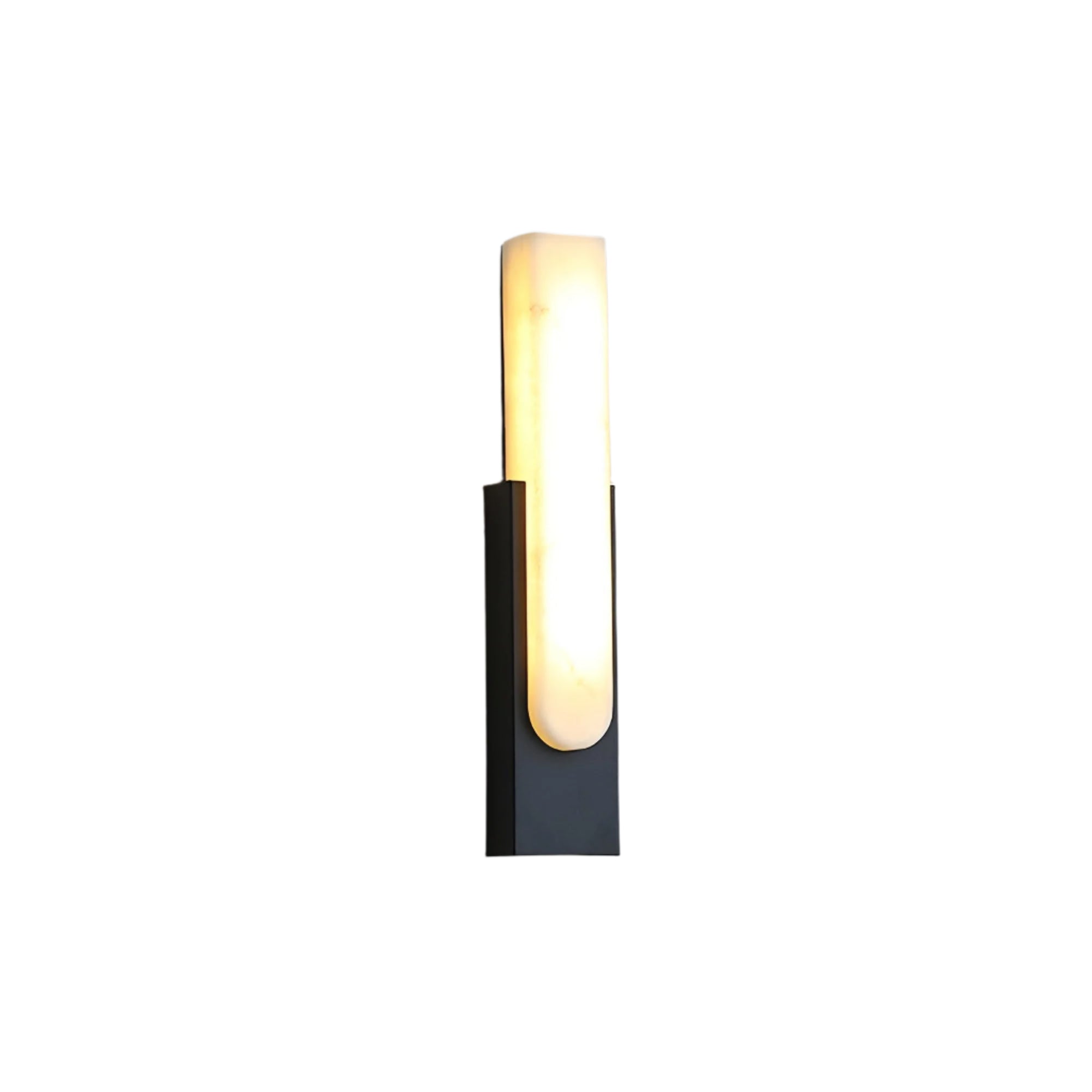 Mali alabaster LED wall sconce in Black