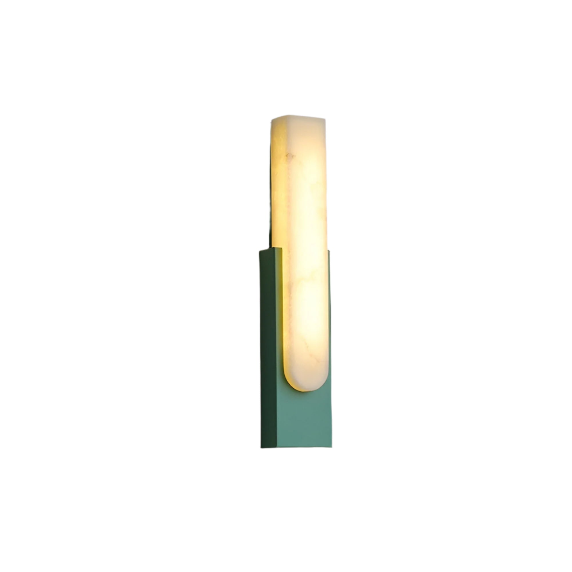 Mali alabaster LED wall sconce in Green