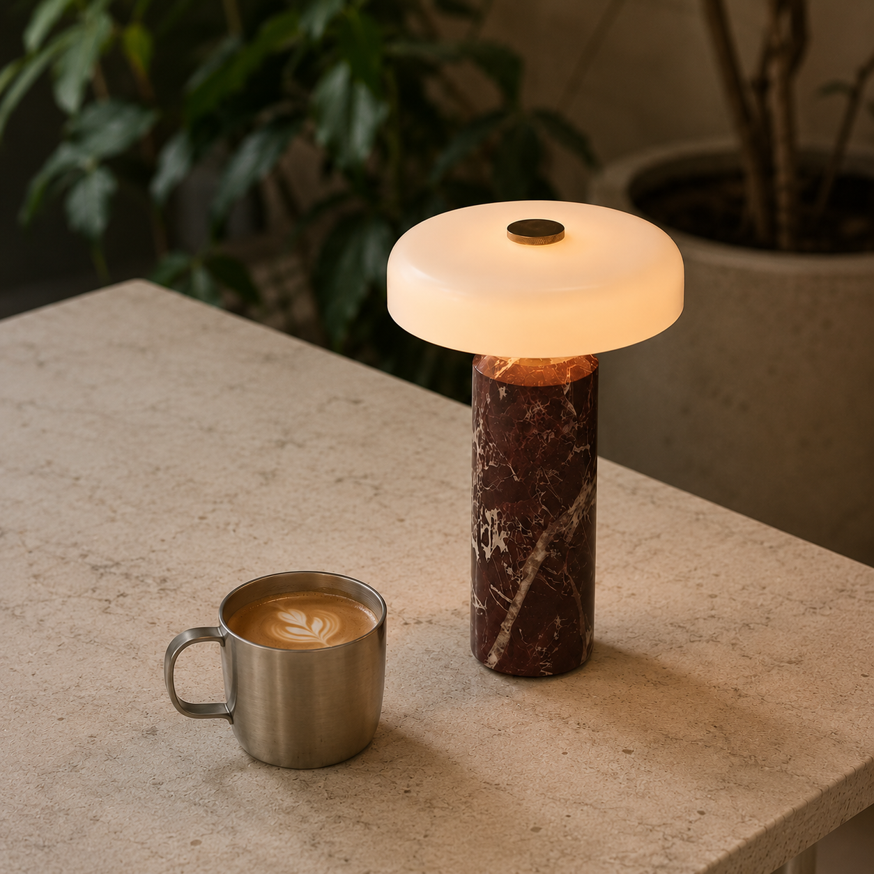 Marble Glow Portable Lamp
