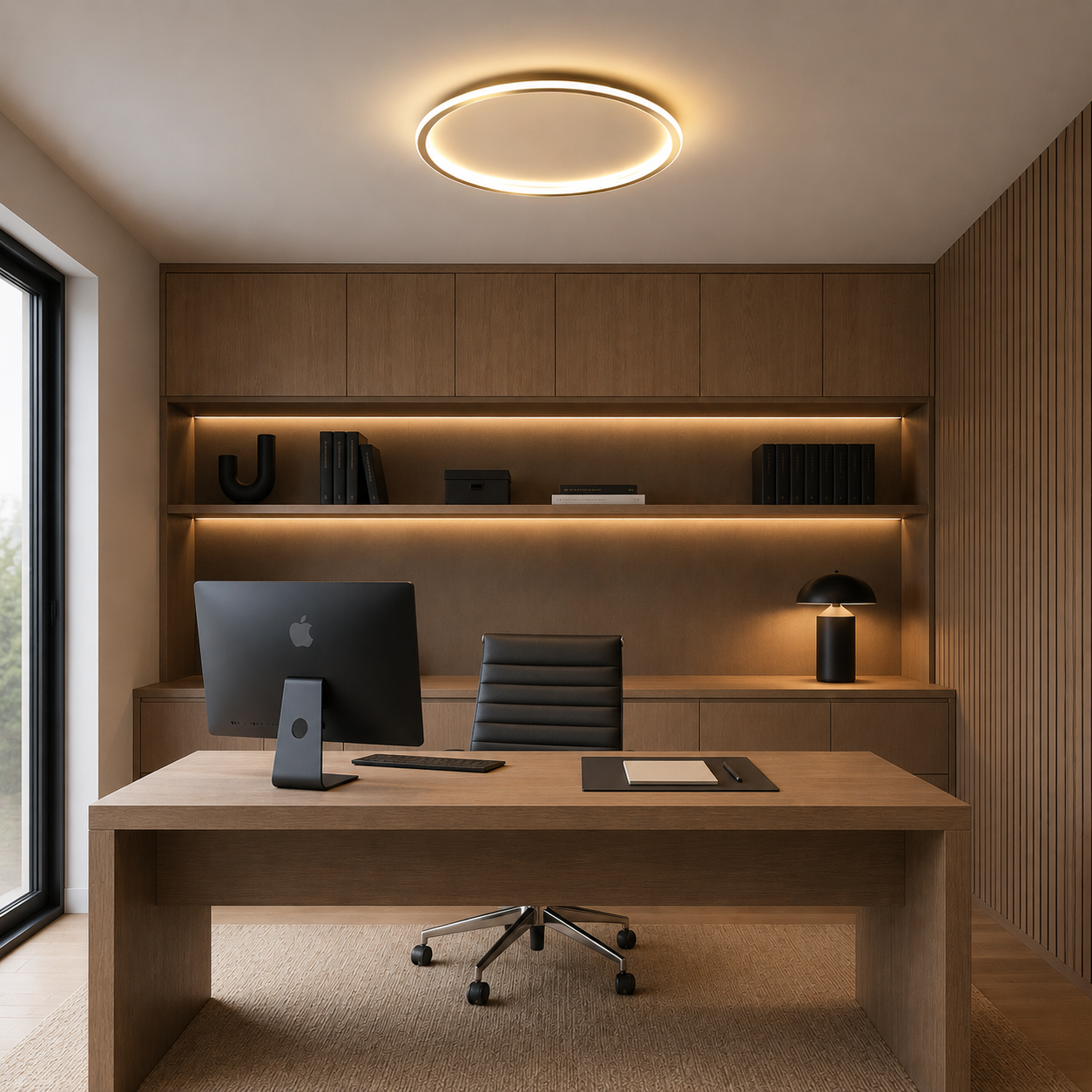 Close-up of the Maroubra Oyster Light's LED halo glow