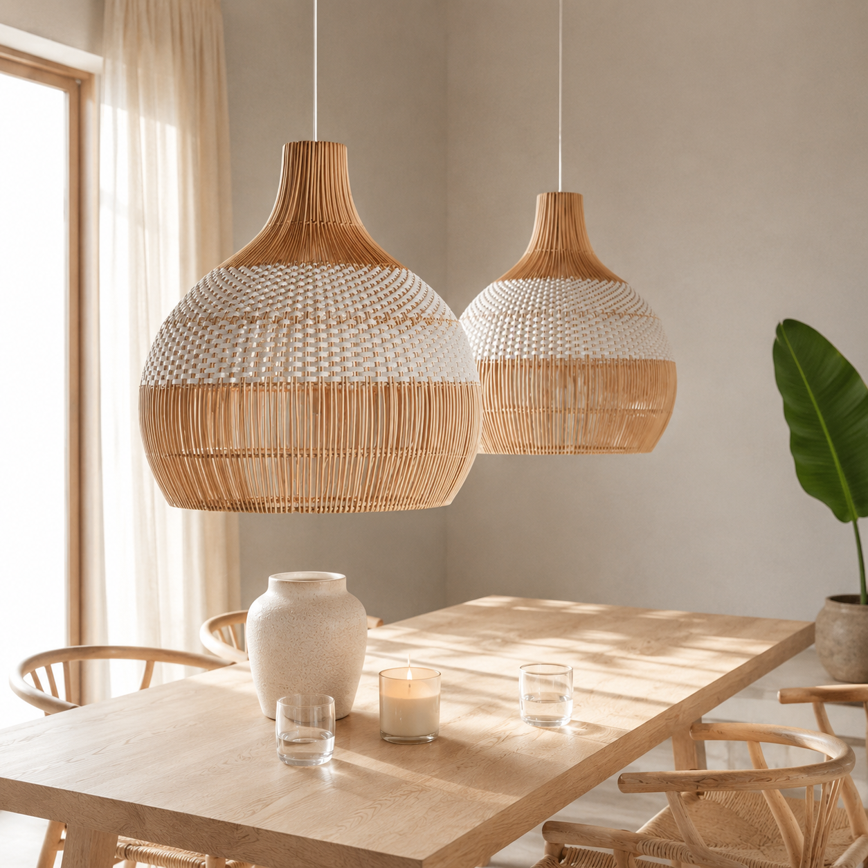 Mentawai Rattan Pendant Light
