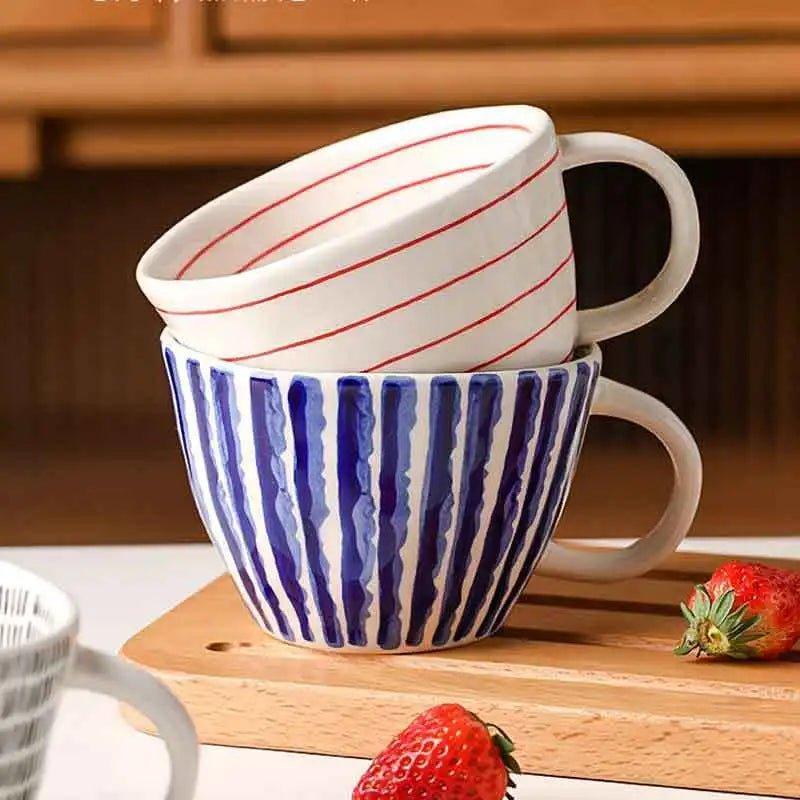 Noren Coffee Cup set of two on a dining table