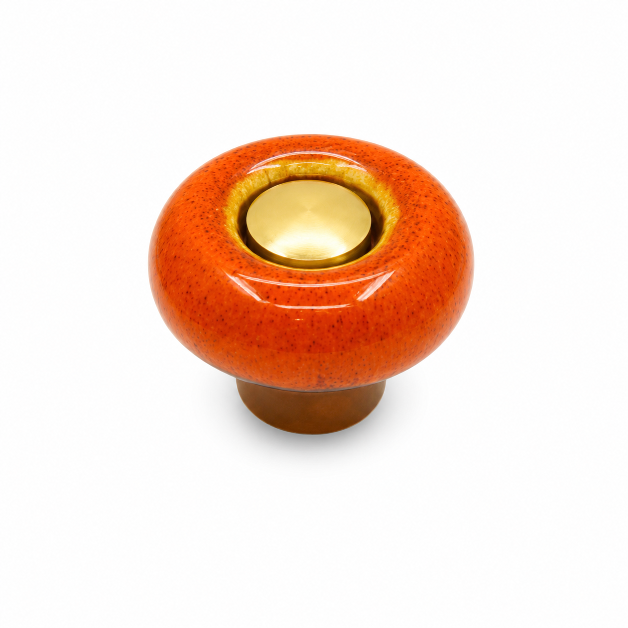 Pauline Ceramic Cabinet Knob packaging with mounting screw