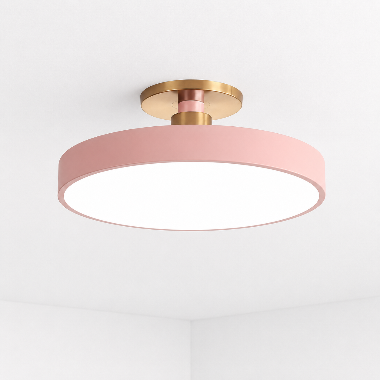 Pilu Two-Tone LED Ceiling Light shown in four available sizes