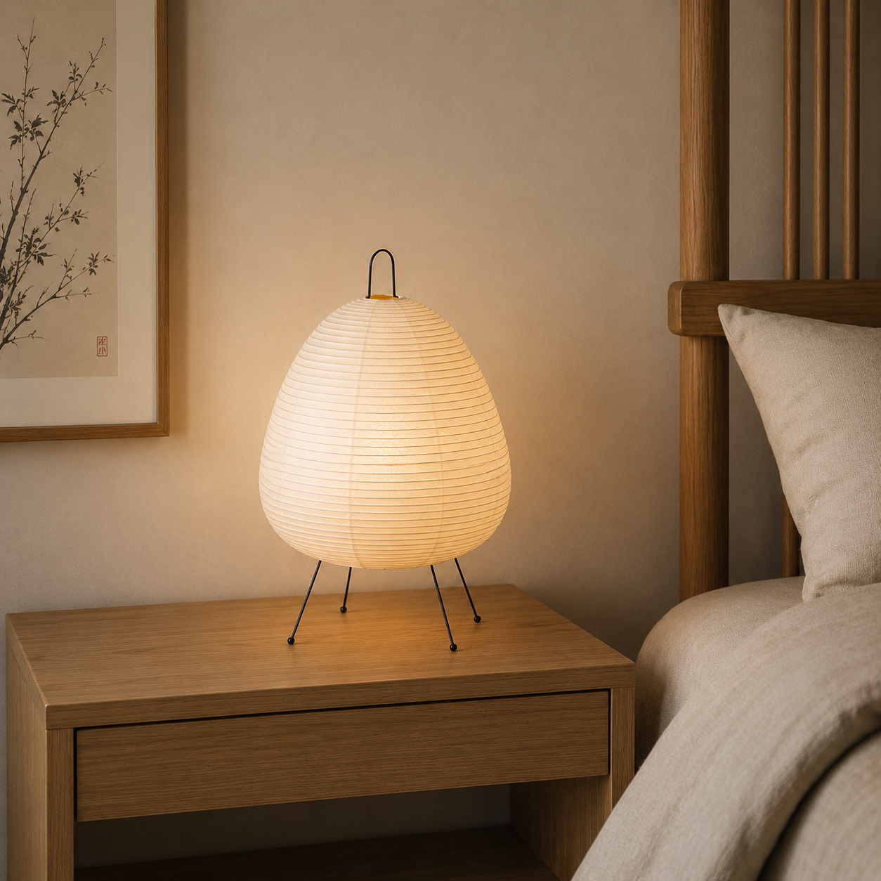 Toshi Rice Paper Table Lamp