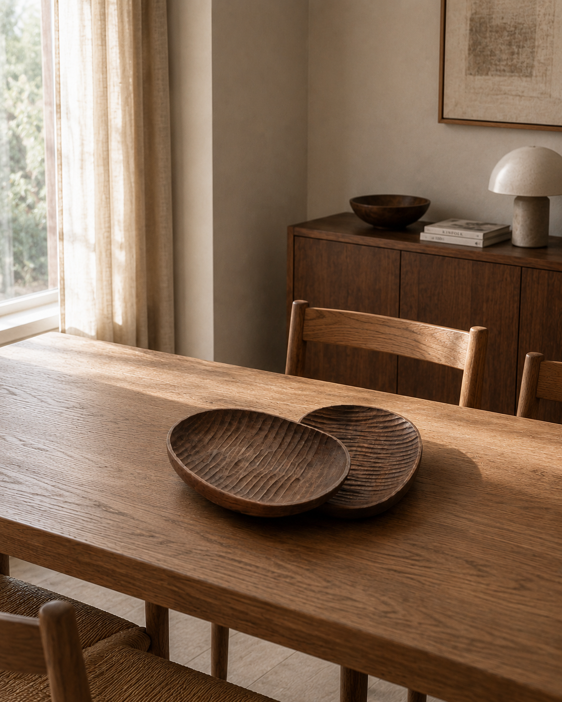 Ubud Serving Plate styled for entertaining guests