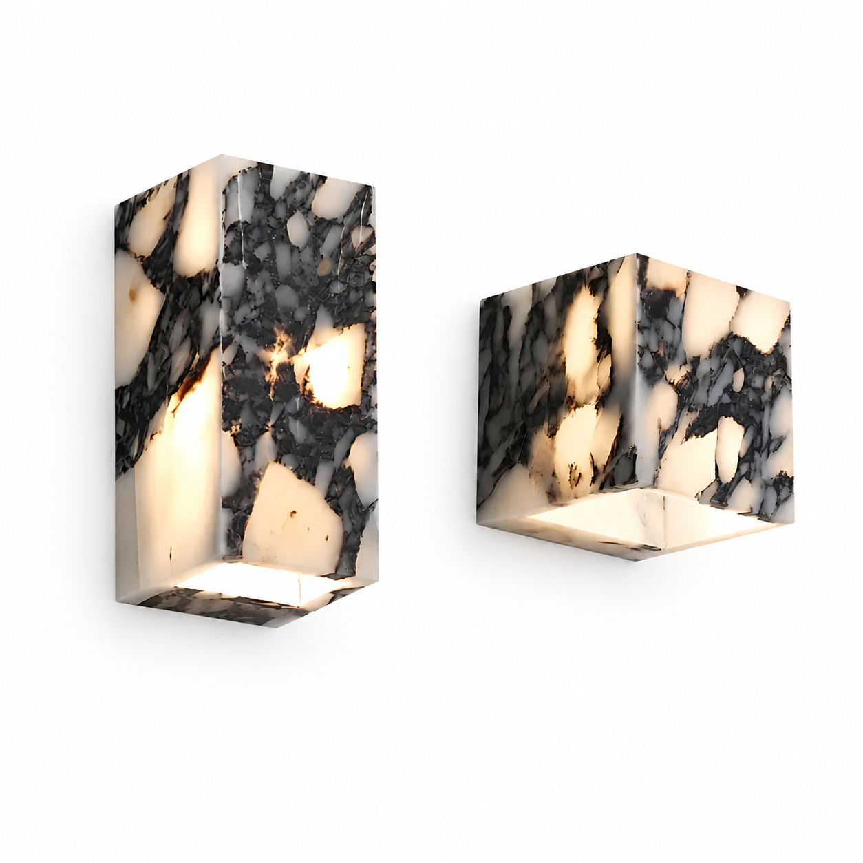 Watsons wall lamp illuminated with up-and-down LED glow
