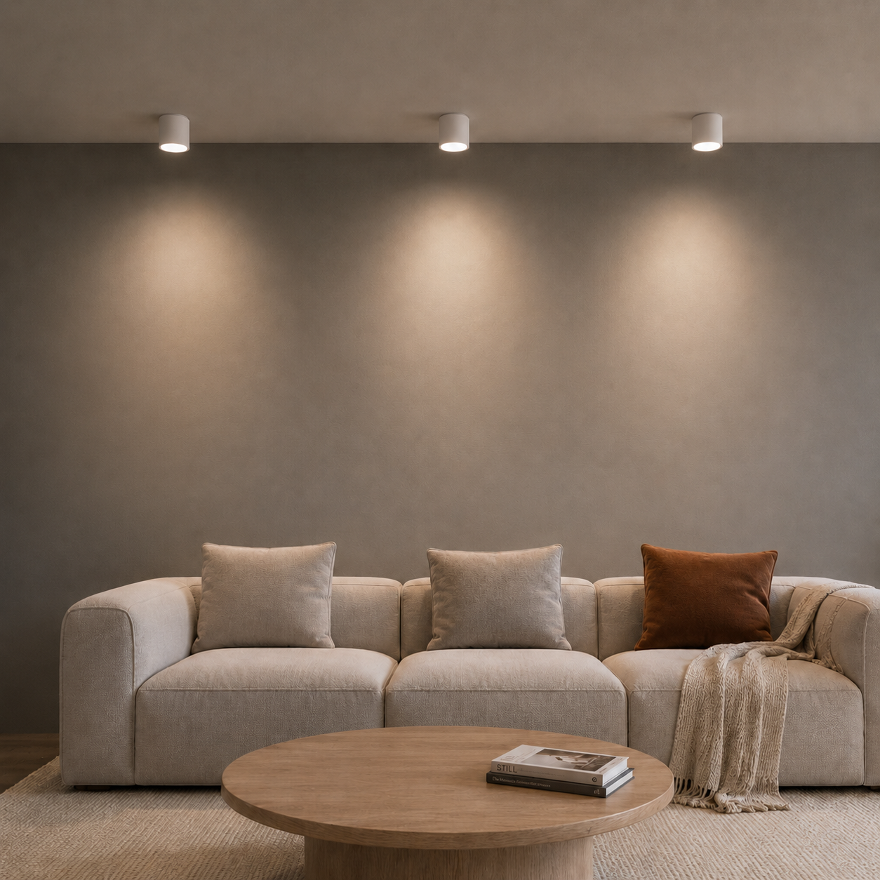 Wynard adjustable LED downlight black and white finishes compared